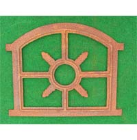 Fenster mit Bogen/Kreuz Fenster mit Bogen/Kreuz